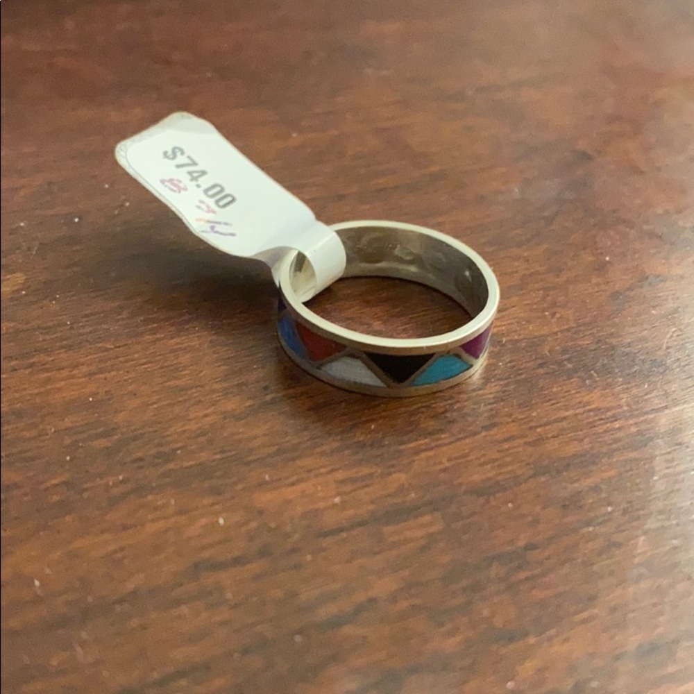 Sterling Silver Assorted Stone ring